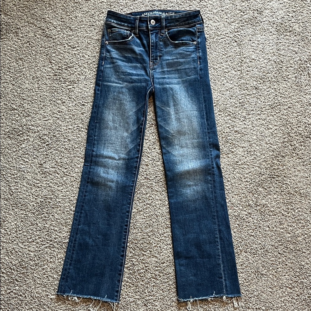 American Eagle Hi-Rise Crop Flare Jean